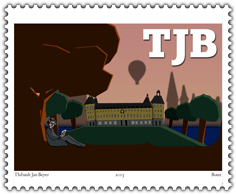 Bonn as stamp