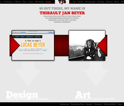 Thibault Jan Beyer's Website - Version 5 - 2010