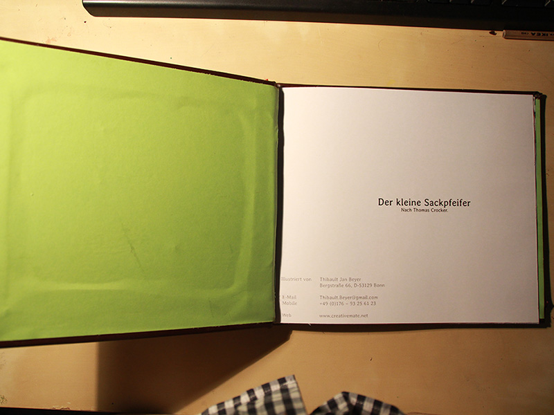 Book Interior - The young piper by Thibault Jan Beyer