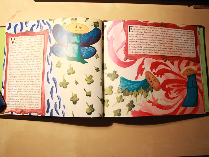 The young piper first illustration by Thibault Jan Beyer