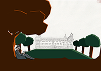 caricature of Bonn City