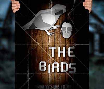 Movie poster: The Birds - Creative Mate