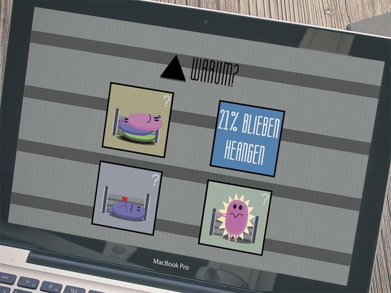 Rolltreppe Website Flip 3D Cards CSS